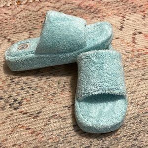 Urban Outfitters Platform Terry Sandals